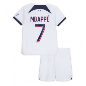 Paris Saint-Germain Kylian Mbappe #7 Gostujuci Dres za djecu 2023-24 Kratak Rukav (+ Kratke hlače)